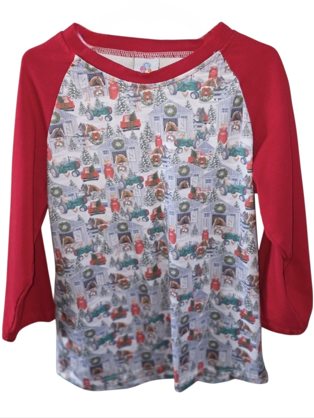 LaLeePop Boys Seasonal Long Sleeve Shirt Size 7/8 NWOT